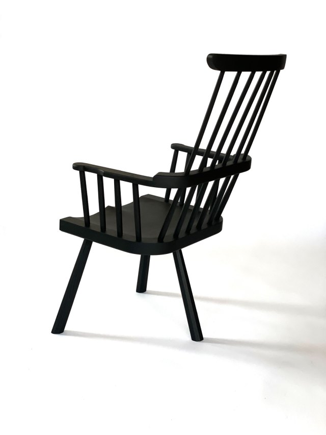 SOLD: 3-legged Comb-back Stick Chair &#8211