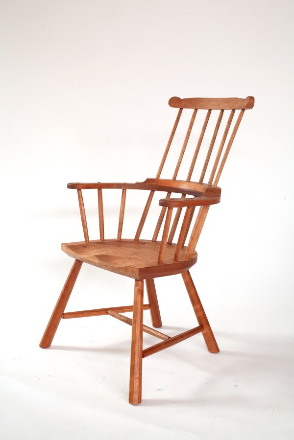 SOLD: Comb-back Stick Chair in Cherry &#8211