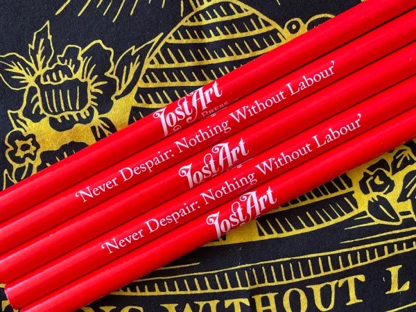 ‘Nothing Without Labour’ Bandanas (and Pencils) Return Soon &#8211