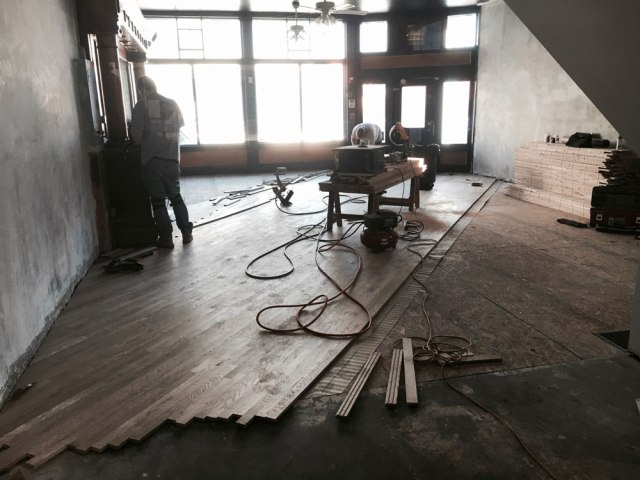 Putting Down the Floor in the Store &#8211