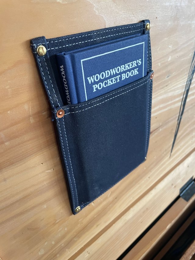 Pockets for ‘The Woodworker’s Pocket Book’ &#8211