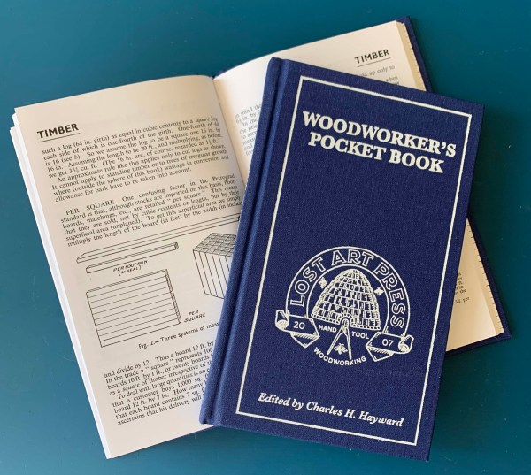 Back in Stock: ‘The Woodworker’s Pocket Book’ &#8211