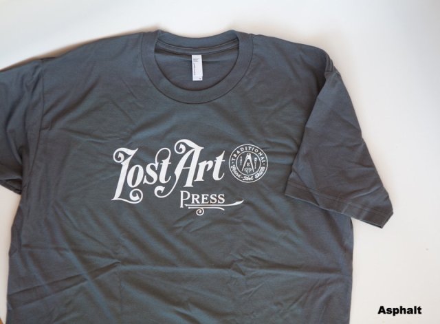 Now Available: Lost Art Press Logo T-Shirts &#8211