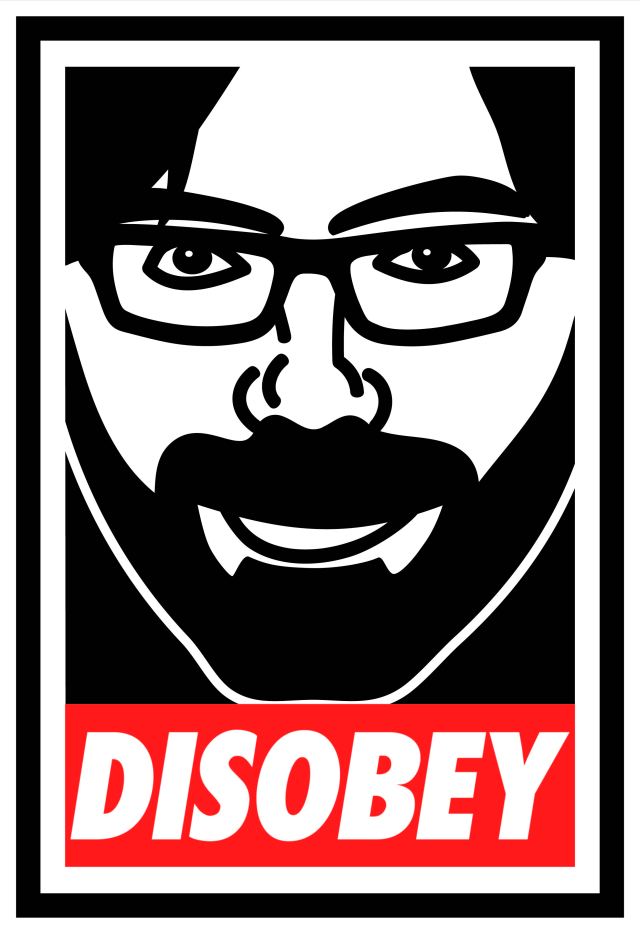 DISOBEY-Sticker &#8211