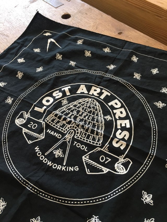 Now Shipping: Lost Art Press Bandanas &#8211