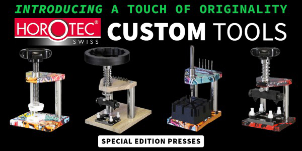 - New From Horotec Limited Edition Custom Watch Presses!