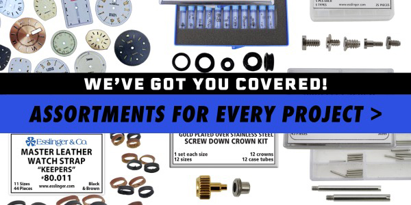 Assortments for Every Project - Parts for Watch Repair and Watch Collecting