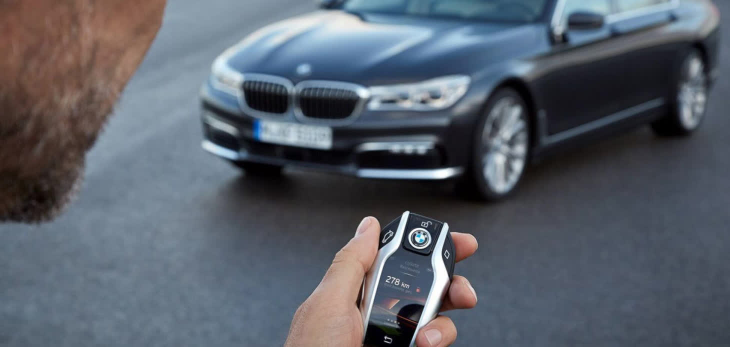 car key with car on background